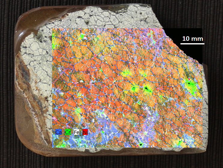Geochemistry of a saprock sample from the regolith at Mt Keith.